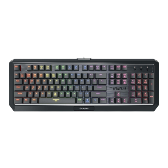GAMDIAS HERMES P3 Quick Installation Manual