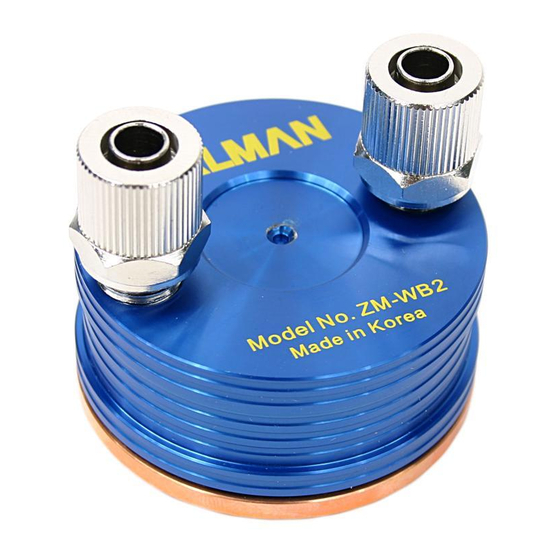 ZALMAN ZM-WB2 Gold Series User Manual