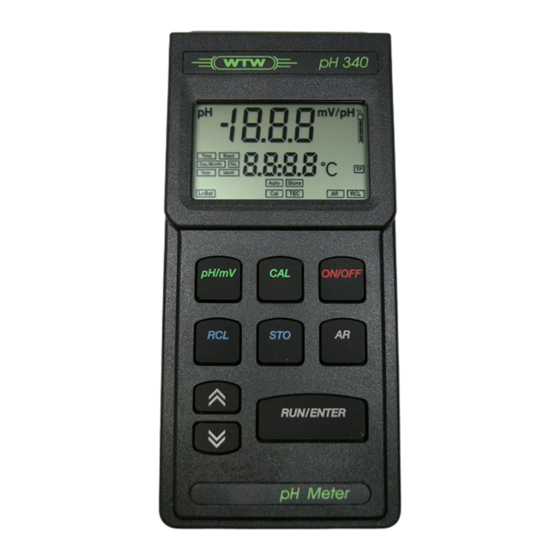 wtw pH 340/ION Instruction Manuals