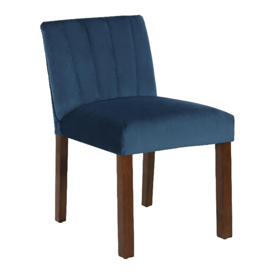 User Manuals: Dorel Living DL8440-BG Dining Chair