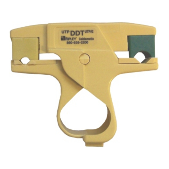 Ripley Cablematic LDT-UTP Quick Start Manual