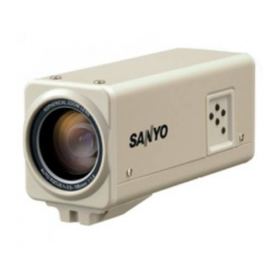 Sanyo VCC-ZM600P Installation Manual