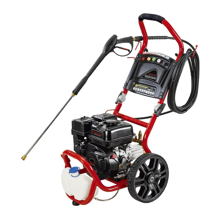 Predator 3200 PSI, 2.8 GPM, 6.8 HP, 58027 - Pressure Washer Manual