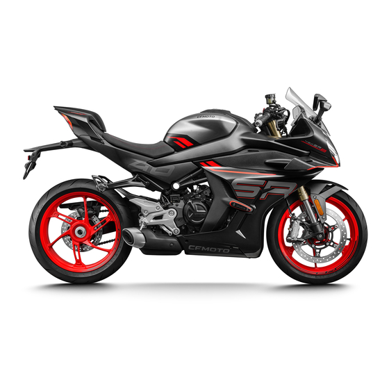 CF MOTO 450SR S Owner's Manual