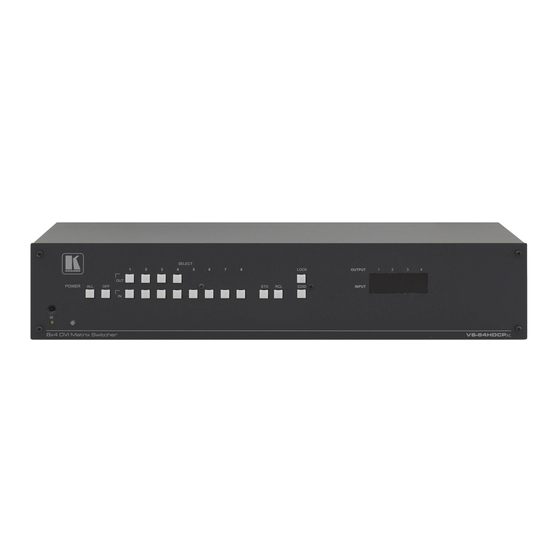 Kramer VS-84HDCPxl User Manual