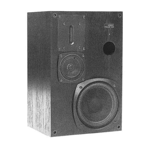 Genelec S30 Series Operating Manual