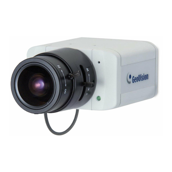 GeoVision GV-BX130D-0 User Manual