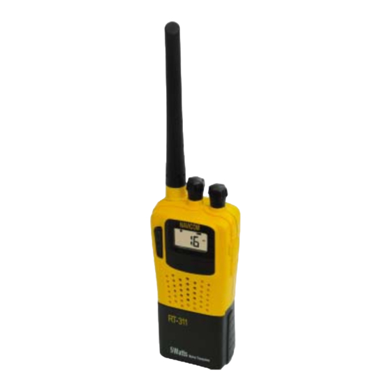 NAVICOM PACK RT311 VHF Radio Security Manuals