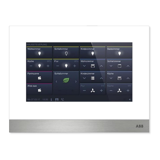 ABB Welcome IP IPTouch 7 Series Manuals