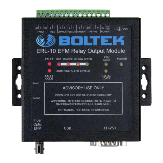 Boltek ERL-10 Manuals