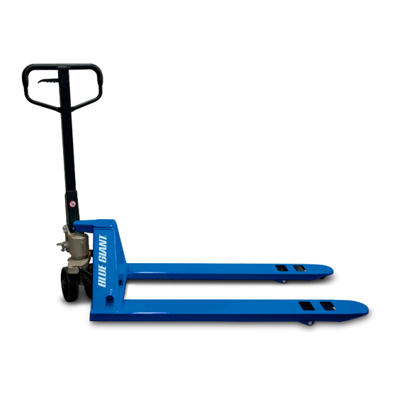 Blue Giant EPT-55 Operator's Manual