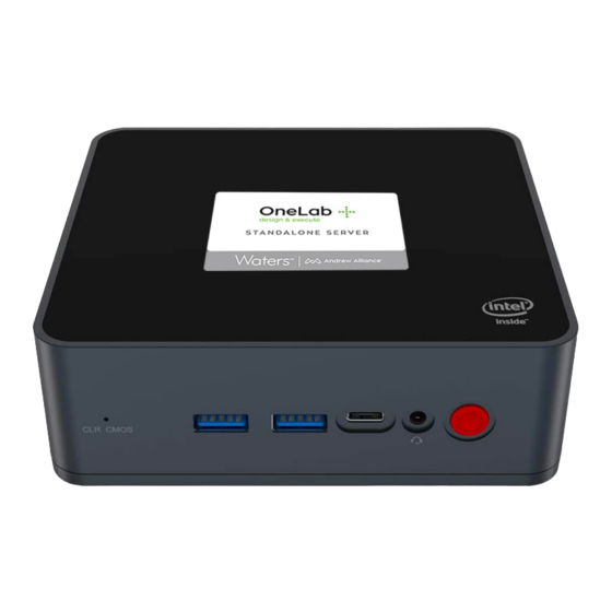 Andrew Alliance Waters OneLab Installation Manual