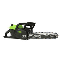GreenWorks Pro CS60L02 Operator's Manual