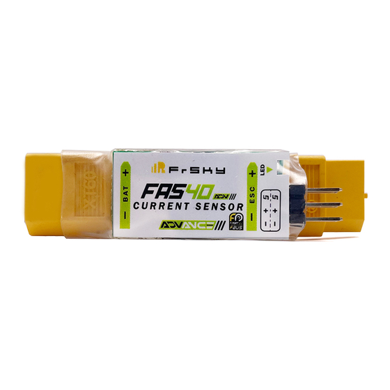 FrSky FAS40 ADV Instruction Manual