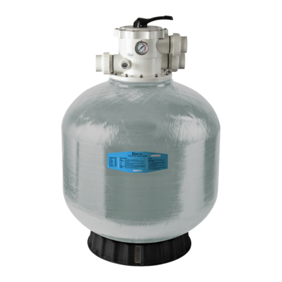 DAVEY ECOPURE DEP2540 INSTALLATION AND OPERATING INSTRUCTIONS MANUAL