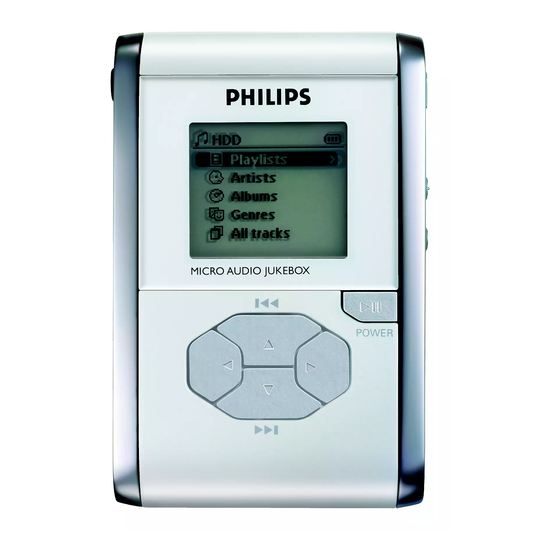 Philips HDD070 Specifications