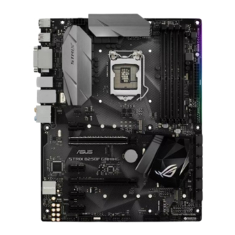 Asus STRIX H270F GAMING Quick Start Manual