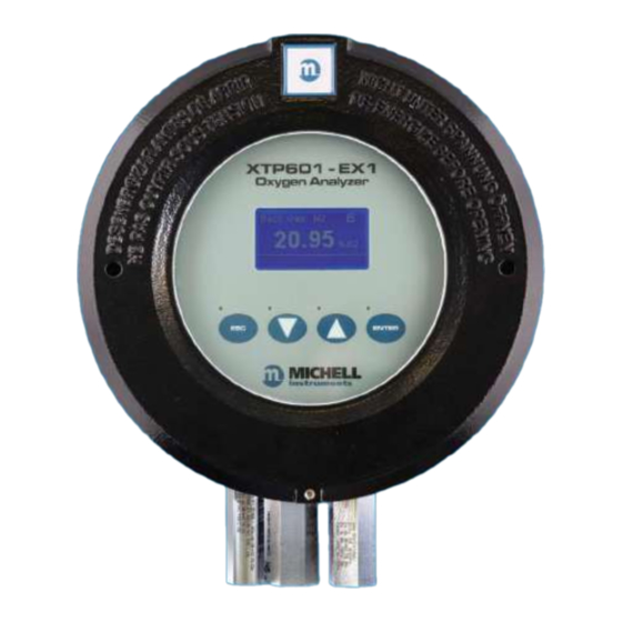 PST Michell Instruments XTP601 User Manual