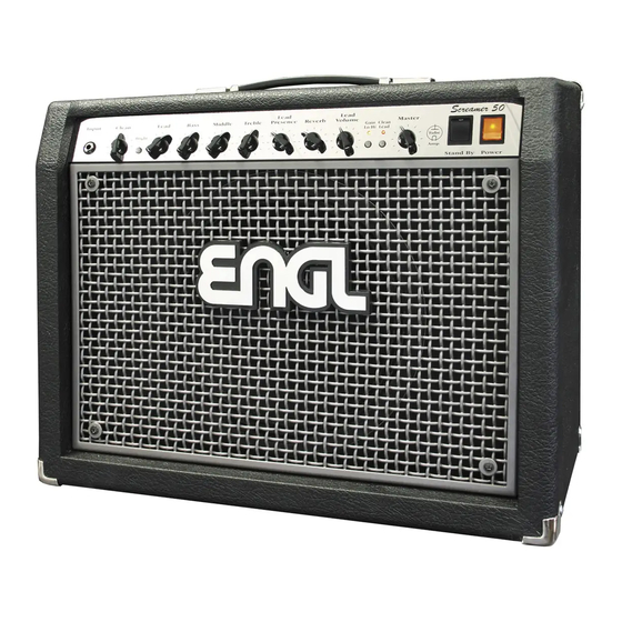 Engl Screamer 100 Operating Manual