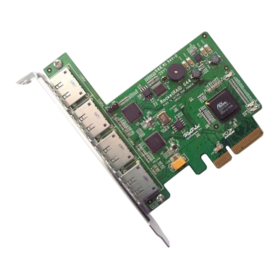 HighPoint RocketRAID Quad User Manual