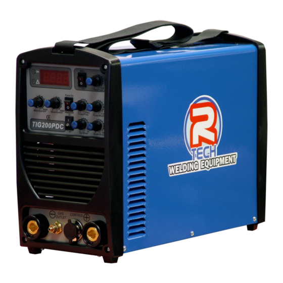 R-Tech TIG200PDC Operation Instructions Manual