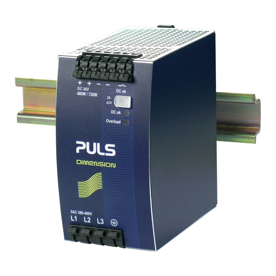 Puls Dimension QT20 Series Instruction Manual