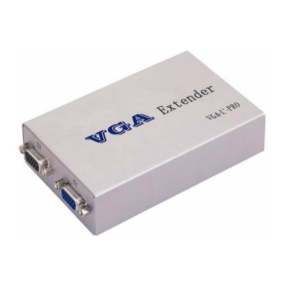 AVLink VGA-L User Manual