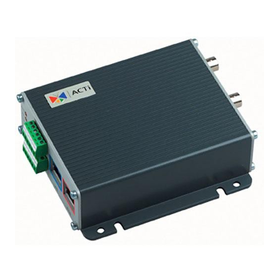 ACTi SED-2140 User Manual