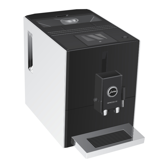 Jura impressa A9 one touch Instructions For Use Manual