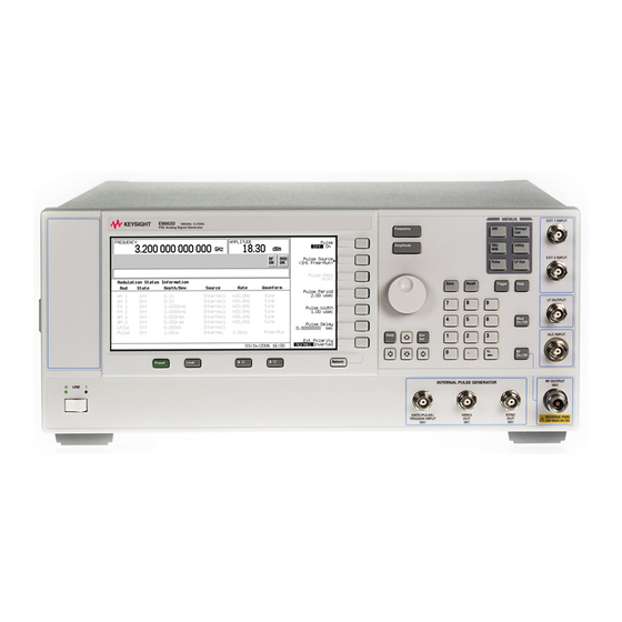 Keysight E8257D/67D Service Manual