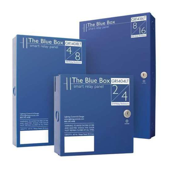 Lighting Controls Blue Box LT Series Installation, Operation & Maintenance Manual