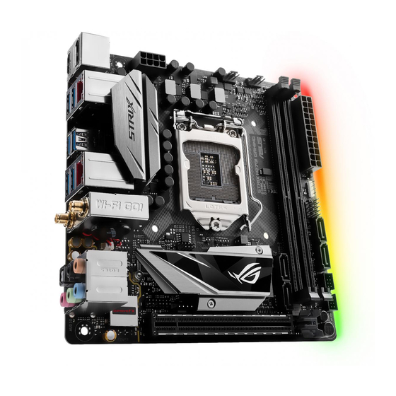 ASUSTeK COMPUTER Strix H270I Gaming Quick Start Manual