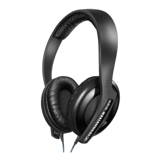 Sennheiser HD 65 TV Technical Data