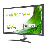 HANNspree HANNS.G HQ272PPB User Manual