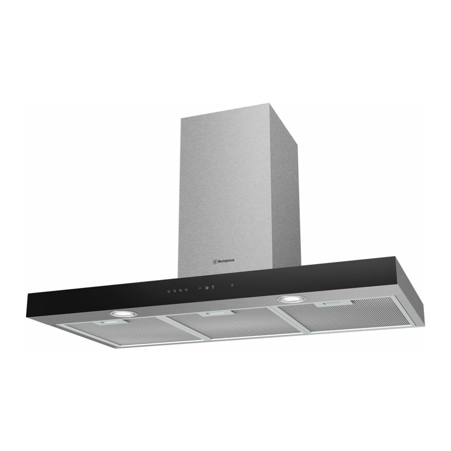 Westinghouse WRC924SC - CANOPY RANGEHOOD Manual