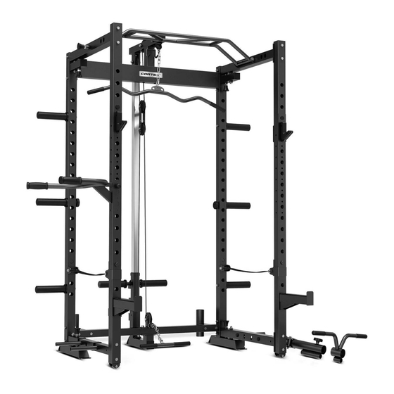 Cortex PR-4 Space Saver Folding Squat Power Rack User Manual