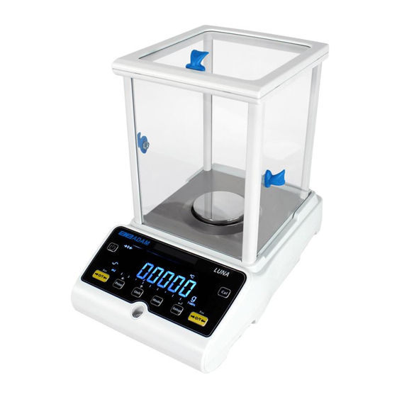 Adam Equipment Luna LAB Series Operating Manual