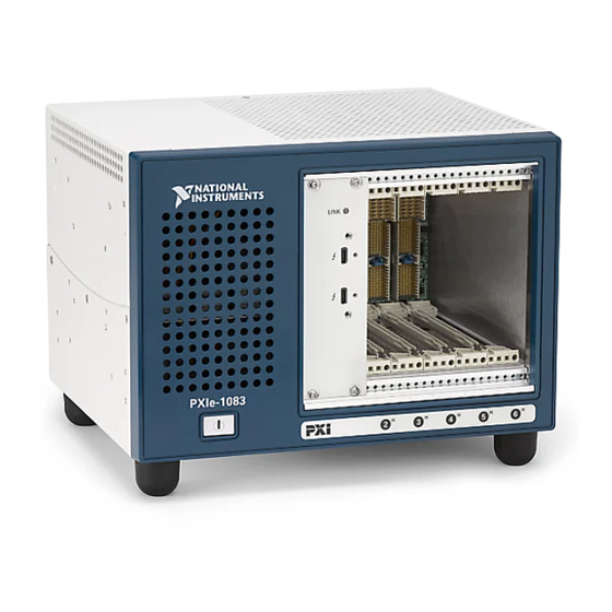 NI PXIe-1083 User Manual