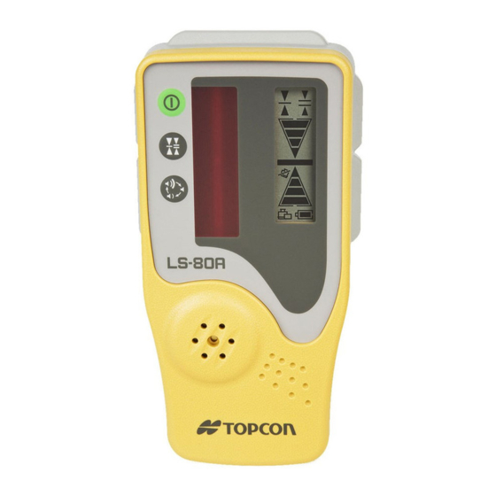 Topcon LS-80A Instruction Manual