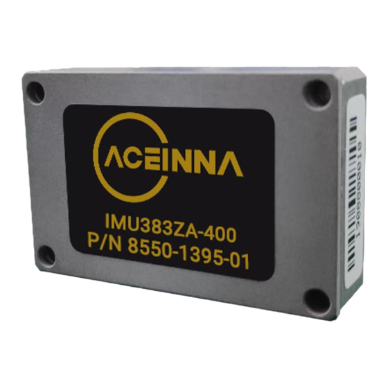 Aceinna IMU383 Series User Manual