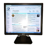 Acer AL1706 User Manual