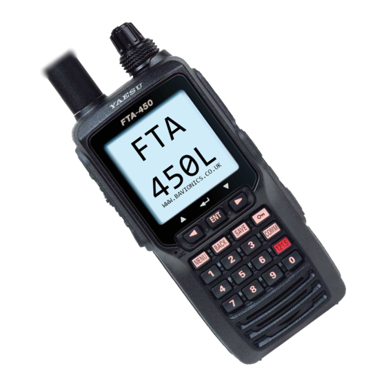 Yaesu FTA-450L Operating Manual