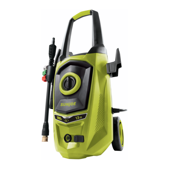 SNOWJOE sunjoe SPX1650 Operator's Manual