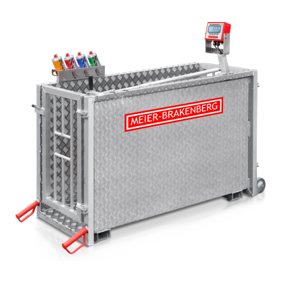 User Manuals: MEIER-BRAKENBERG WA21 Pig Weight Scale