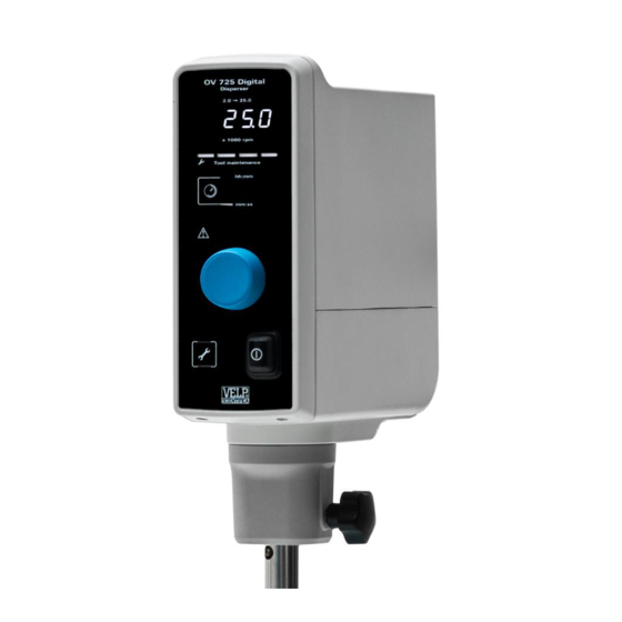 Velp Scientifica OV 725 Instruction Manual