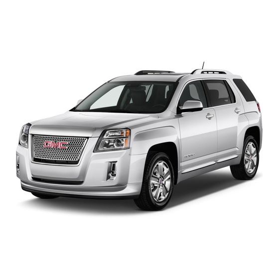 GMC 2014 Terrain Getting To Know Manual