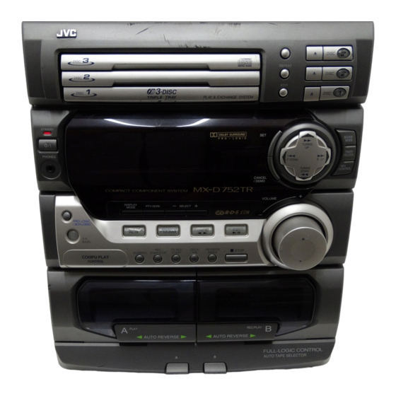 JVC CA-D752TR Instructions Manual
