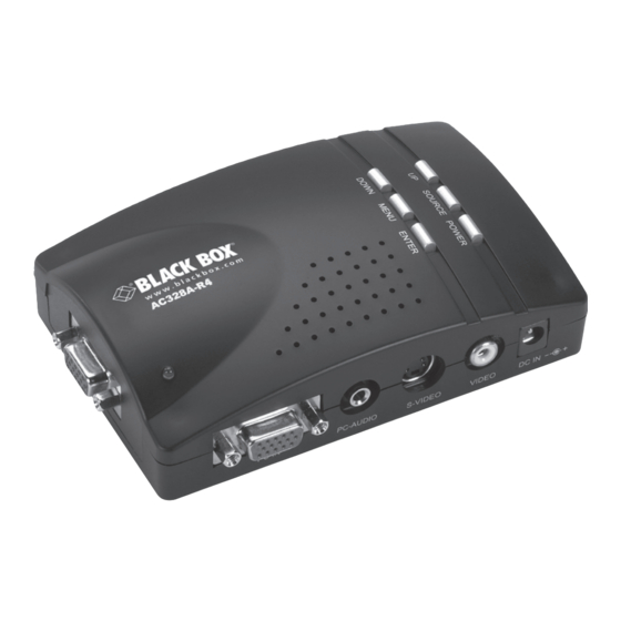 Black Box AC328A-R4 User Manual