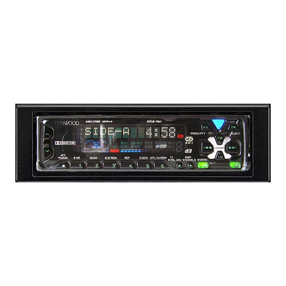 Kenwood KRC-878R Service Manual