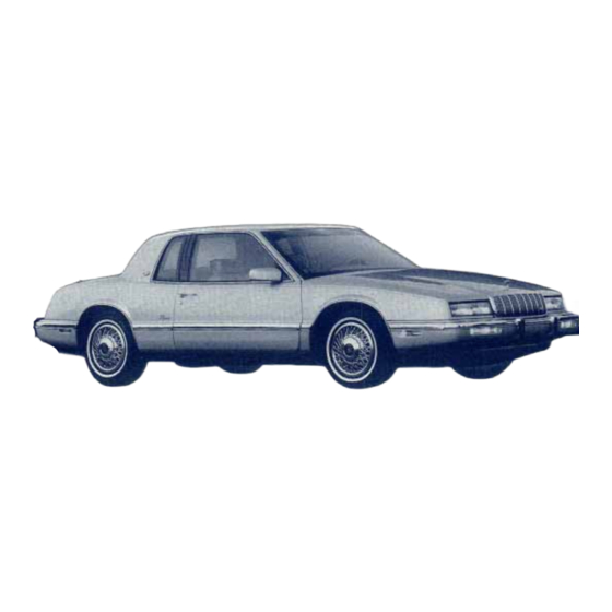 Riviera Buick Owner's Manual